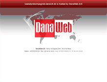 Tablet Screenshot of kaeledyrskompagniet.dana18.dk